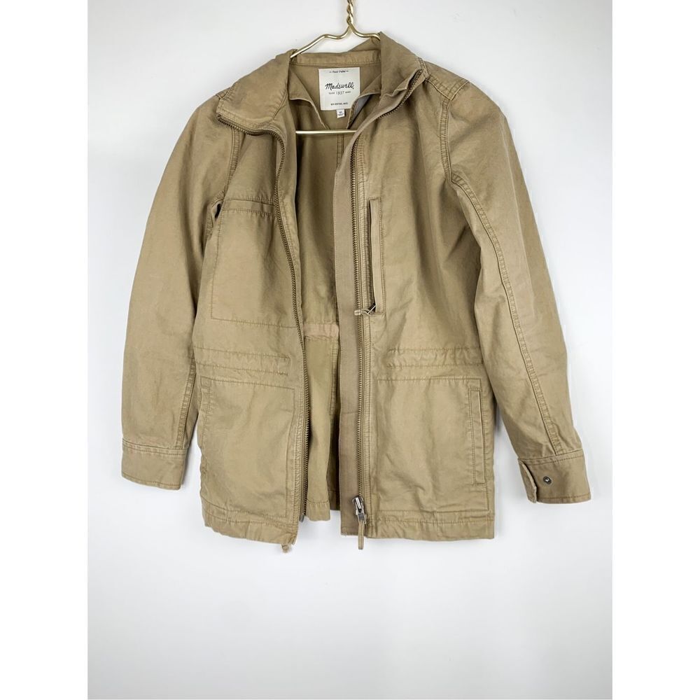 Madewell Women's Bedford Long Sleeve Fleet Jacket Brown Size XS